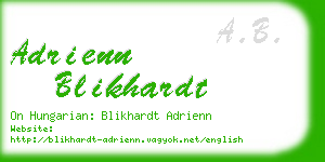 adrienn blikhardt business card